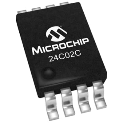 Memories 24C02C-E/MS by Microchip Technology