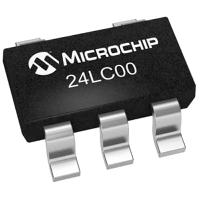 Memories 24LC00T-I/OT by Microchip Technology