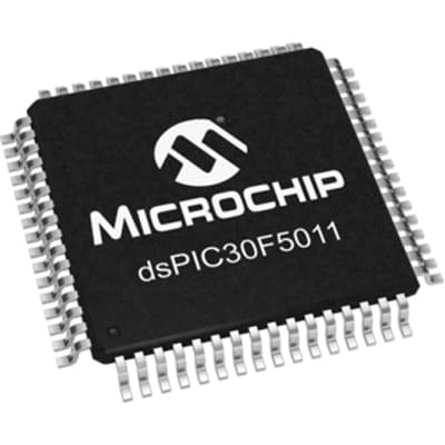 16-bit PICs DSPIC30F5011T-20I/PT by Microchip Technology