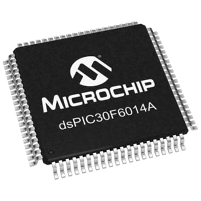 16-bit PICs DSPIC30F6014A-20E/PT by Microchip Technology