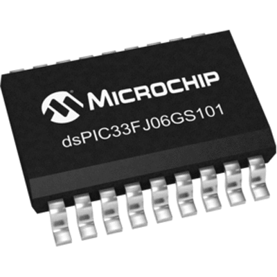 16-bit PICs DSPIC33FJ06GS101-E/SO by Microchip Technology